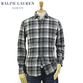 Ralph Lauren Men's "SLIM FIT" Spread Collar Shirts Flannel US ポロ ラルフローレン スリム ワイドカラー 長袖シャツ フランネル