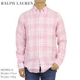ポロ ラルフローレン メンズ ボタンダウン 長袖シャツ クラシックフィット リネン 麻 POLO Ralph Lauren Men's "CLASSIC FIT" Linen B.D.Shirts US (UPS)