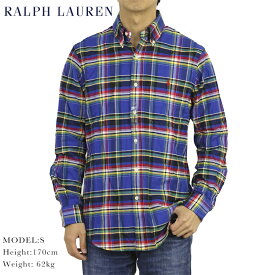 ポロ ラルフローレン ボタンダウン フランネル 長袖シャツ チェック POLO Ralph Lauren Men's "STANDARD" Plaid B.D.Shirts US