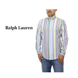 ポロ ラルフローレン 長袖 クラシックフィット マルチストライプ ボタンダウンシャツ POLO Ralph Lauren Men's Multi Stripe "CLASSIC FIT" l/s Oxford B.D.Shirts US