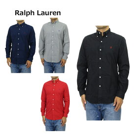 ポロ ラルフローレン メンズ 長袖 クラシックフィット ワンポイント刺繍 ウォッシュドコットン ボタンダウンシャツ POLO Ralph Lauren Men's "CLASSIC FIT" Washed-out l/s OXFORD B.D.Shirts US