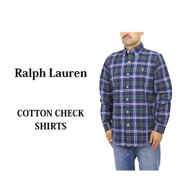 ポロ ラルフローレン メンズ クラシックフィット チェック オックスフォード ボタンダウン 長袖シャツ POLO Ralph Lauren Men's "CLASSIC FIT" Check Oxford B.D.Shirts US