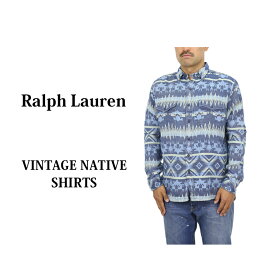 ポロ ラルフローレン メンズ クラシックフィット インディゴ ネイティブ フランネル 長袖シャツ POLO Ralph Lauren Men's "CLASSIC FIT INDIGO" Native Flannel Shirts US
