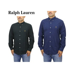 ポロ ラルフローレン 長袖 スリムフィット ワンポイント刺繍 ウォッシュドコットン ボタンダウンシャツ POLO Ralph Lauren Men's "SLIM FIT" Washed-out l/s OXFORD B.D.Shirts US