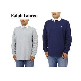 ポロ ラルフローレン メンズ クラシックフィット 長袖 ラガーシャツ ワンポイント ポニー刺繍 POLO Ralph Lauren Men's "CLASSIC FIT" RUGBY SHIRT US