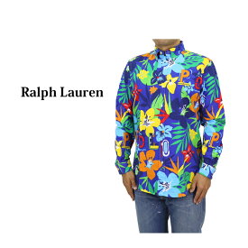 ポロ ラルフローレン メンズ クラシックフィット ボタニカル ロゴ オックスフォード ボタンダウン 長袖シャツ POLO Ralph Lauren Men's L/S "CLASSIC FIT" Floral Oxford B.D.Shirts US