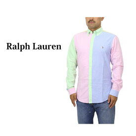 ポロ ラルフローレン ボタンダウン オックスフォード 長袖シャツ スリムフィット クレイジーパターン POLO Ralph Lauren Men's L/S "SLIM FIT" Oxford B.D.Shirts US (UPS)