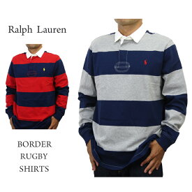 ポロ ラルフローレン カスタムスリムフィット ボーダー 長袖 ラガーシャツ POLO Ralph Lauren Men's RUGBY SHIRT CUSTOM SLIM FIT