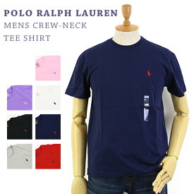POLO Ralph Lauren Men's "CLASSIC FIT" Crew-Neck T-shirts ポロ ラルフローレン メンズ 無地 クルーネック Tシャツ ワンポイント (UPS)