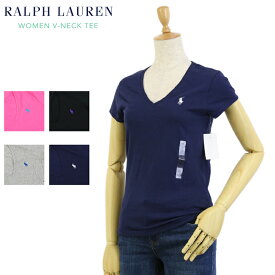 ポロ ラルフローレン レディース Vネック Tシャツ POLO Ralph Lauren Women's V-Neck Tee (UPS)