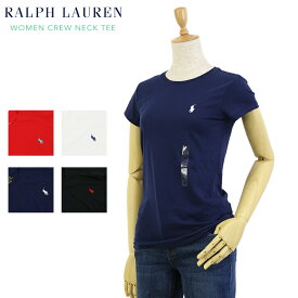 ポロ ラルフローレン レディース クルーネック Tシャツ POLO Ralph Lauren Women's Crew Neck Tee (UPS)
