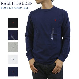 (SCHOOL) Ralph Lauren Boys l/s Crew Tee USラルフローレン ボーイズ 長袖 無地 Tシャツ