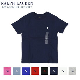 (TODDLER) POLO by Ralph Lauren Boys(2-7) Crew Tee Shirt ラルフローレン ボーイズ 半袖 Tシャツ 無地 ワンポイント