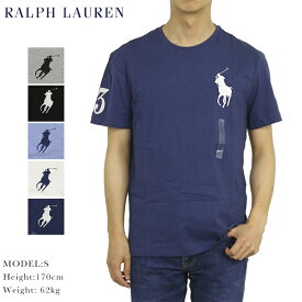 ポロ ラルフローレン メンズ ビッグポニー刺繍 クルーネック Tシャツ POLO Ralph Lauren Men's BIG PONY Crew Tee (UPS)