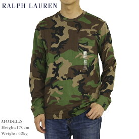 ポロ ラルフローレン メンズ 迷彩 クルーネック 長袖Tシャツ POLO Ralph Lauren Men's Crew l/s T-shirts US