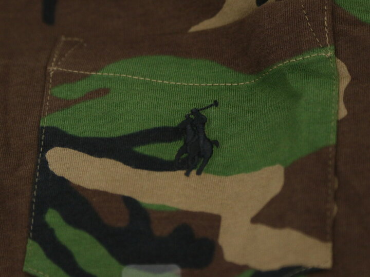 楽天市場】ポロ ラルフローレン メンズ 迷彩 クルーネック 長袖Tシャツ 