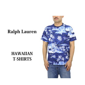 ポロ ラルフローレン クラシックフィット ハワイアン クルーネック Tシャツ ポケット POLO Ralph Lauren Men's CLASSIC FIT Border Crew Tee (UPS)