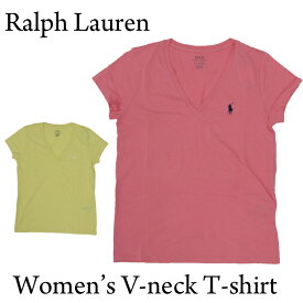 ポロ ラルフローレン レディース Vネック Tシャツ POLO Ralph Lauren Women's V-Neck T-Shirt