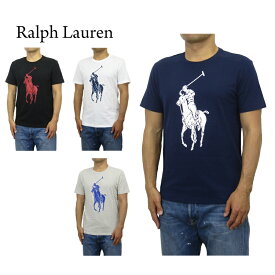 ポロ ラルフローレン メンズ ビッグポニー プリント Tシャツ POLO Ralph Lauren Men's Big Pony Print Crew T-shirts US (UPS)