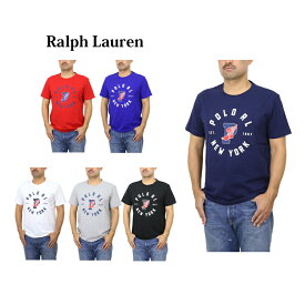 ポロ ラルフローレン メンズ ウイングフット プリント Tシャツ POLO Ralph Lauren Men's Winged Foot Print Crew T-shirts US (UPS)