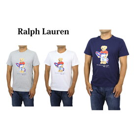 ポロ ラルフローレン メンズ カスタムスリムフィット ポロベアー プリント クルーネック Tシャツ POLO Ralph Lauren Men's CUSTOM SLIM FIT POLO BEAR Crew T-shirts US (UPS)