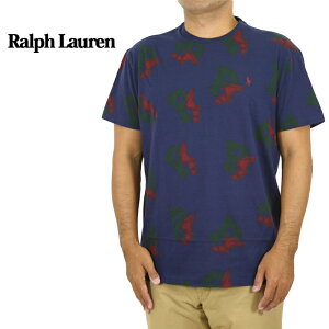 �|�� �����t���[���� �����Y �N���V�b�N�t�B�b�g �E�C���O�t�b�g�v�����g �N���[�l�b�N T�V���c POLO Ralph Lauren Men's CLASSIC FIT Winged Foot Print Crew T-shirts US (UPS)