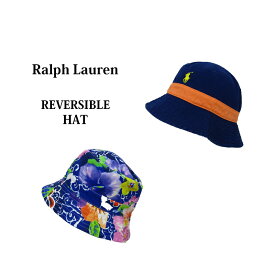 ポロ ラルフローレン コットン リバーシブル ハット(Navy line/Aloha) Polo by Ralph Lauren Reversible Hat US