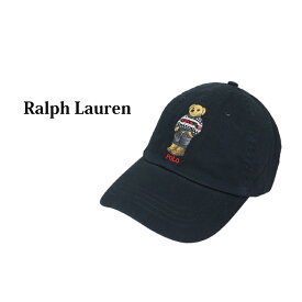 ポロ ラルフローレン キャップ ワンポイント ポロベアー刺繍ハット Polo Ralph Lauren "POLO BEAR" Baseball Cap US (BLACK/NORDIC) (UPS)