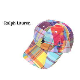 ポロ ラルフローレン マドラス パッチワーク キャップ ワンポイント シグネチャーポニーハット (MULTI) Polo by Ralph Lauren Madras Patchwork Pony Baseball Cap US (UPS)