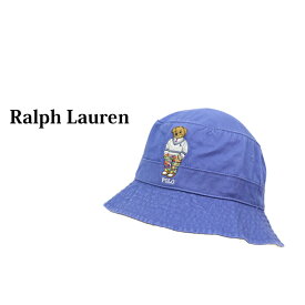 ポロ ラルフローレン ポロベアー刺繍 コットン バケット ハット Polo by Ralph Lauren POLO BEAR Bucket Hat US(OLD ROYAL/PATCH PANTS)