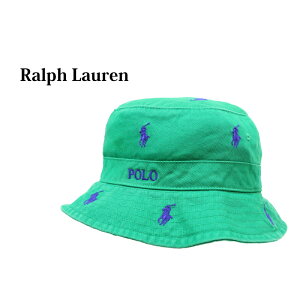 �|�� �����t���[���� �}���`�|�j�[�h�J �R�b�g�� �o�P�b�g �n�b�g Polo Ralph Lauren Multi Pony Bucket Hat US (UPS)