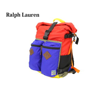 ポロ ラルフローレン パネル切替 ロールトップ バックパック リュック POLO Ralph Lauren Panelled Rolltop Backpack US