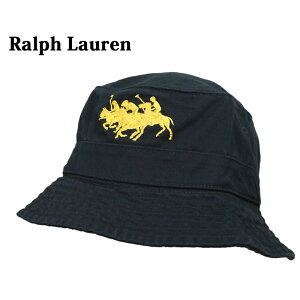 �|�� �����t���[���� �}�b�`�|�j�[�h�J �R�b�g�� �o�P�b�g �n�b�g Polo Ralph Lauren Match Pony Bucket Hat US (UPS)