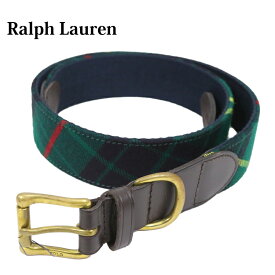 ポロ ラルフローレン メンズ タータンチェック リボンベルト POLO Ralph Lauren Men's Tartan Ribbon Belt US