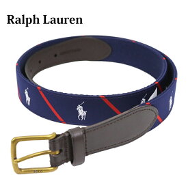 ポロ ラルフローレン メンズ ストライプ マルチポニー リボンベルト POLO Ralph Lauren Men's Stripe Malti Pony Ribbon Belt US
