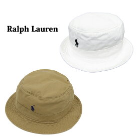 ポロ ラルフローレン ポニー刺繍 コットンツイル ハット Polo Ralph Lauren Twill Bucket Hat US