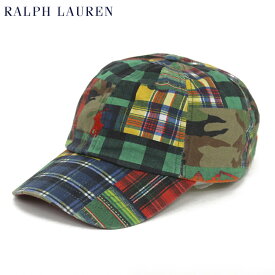 ポロ ラルフローレン パッチワークプリント キャップ ワンポイント シグネチャーポニーハット (PLD PCHWRK) Polo by Ralph Lauren Pony Baseball Cap US (UPS)