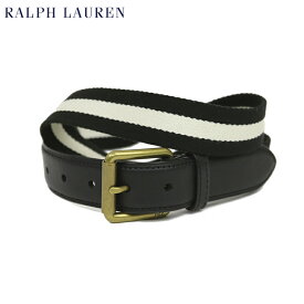 ポロ ラルフローレン メンズ リボン&レザーベルト POLO Ralph Lauren Leather Belt US