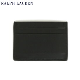 ポロ ラルフローレン レザー カードケース 財布POLO Ralph Lauren Leather Card Case (BLACK