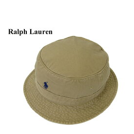ポロ ラルフローレン ポニー刺繍 コットン バケット ハット Polo Ralph Lauren Pony Cotton Bucket Hat US