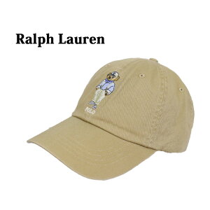 | t[ Lbv |Cg |xAhJnbg Polo Ralph Lauren "POLO BEAR" Baseball Cap US (CAF TAN/SUSPENDERS) (UPS)