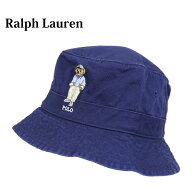 ポロ ラルフローレン ポロベア刺繍 コットン バケット ハット POLO Ralph Lauren POLO BEAR Bucket Hat U…