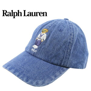 �|�� �����t���[���� �L���b�v �����|�C���g �|���x�A �h�J �n�b�g Polo Ralph Lauren POLO BEAR Baseball Cap US (DENIM/PREPPY SWEATER) (UPS)