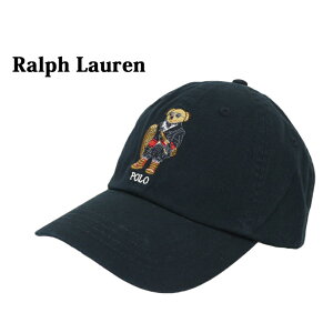 �|�� �����t���[���� �L���b�v �����|�C���g �|���x�A �h�J �n�b�g Polo Ralph Lauren POLO BEAR Baseball Cap US (BLACK/SNOWSHOE) (UPS)