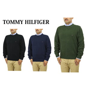 �g�~�[�q���t�B�K�[ �����Y �R�b�g�� �N���[�l�b�N �Z�[�^�[ �j�b�g Tommy Hilfiger Men's Cotton Crew Sweater US