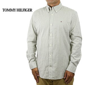 g~[qtBK[ Y M[tBbg Xgb` XgCv |v {^_E Vc TOMMY HILFIGER Men's "REGULAR FIT STRETCH" L/S Poplin Stripe B.D. Shirts US