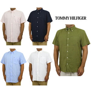 g~[qtBK[ Y M[tBbg l/Rbg |Cg tbOhJ {^_E Vc TOMMY HILFIGER Men's "REGULAR FIT" S/S Linen/Cotton B.D. Shirts US (ups)