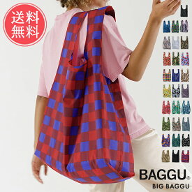メール便送料無料 BAGGU ビッグバグゥ エコバッグ BIG 正規品 公式認証店【バグー エコバック トートバッグ 折りたたみ 折り畳み おしゃれ ナイロン レジカゴ ショッピングバッグ 北欧 レディース メンズ コンビニサイズ マチ広 まとめて】クリスマス