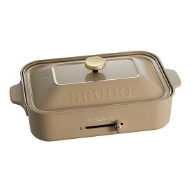 【ラッピング無料】【豪華3大特典付き】送料無料 BRUNO ブルーノ コンパクトホットプレート【ポイント10倍 二人用 キッチン家電 たこ焼き おしゃれ プレート 鍋 なべ ミニ ホットケーキ 蓋 ふた付き 1200w 温度調節 結婚祝 ギフト おまけ付き ラッピング 無料】父の日