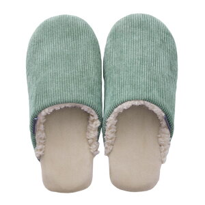 メール便送料無料 Leende Manon コーデュロイ あったかルームシューズ 【 ボア コーデュロイ スリッパ ルームスリッパ サンダル 秋 冬 冬用 おしゃれ かわいい あったか 暖か 冷え防止 もこもこ